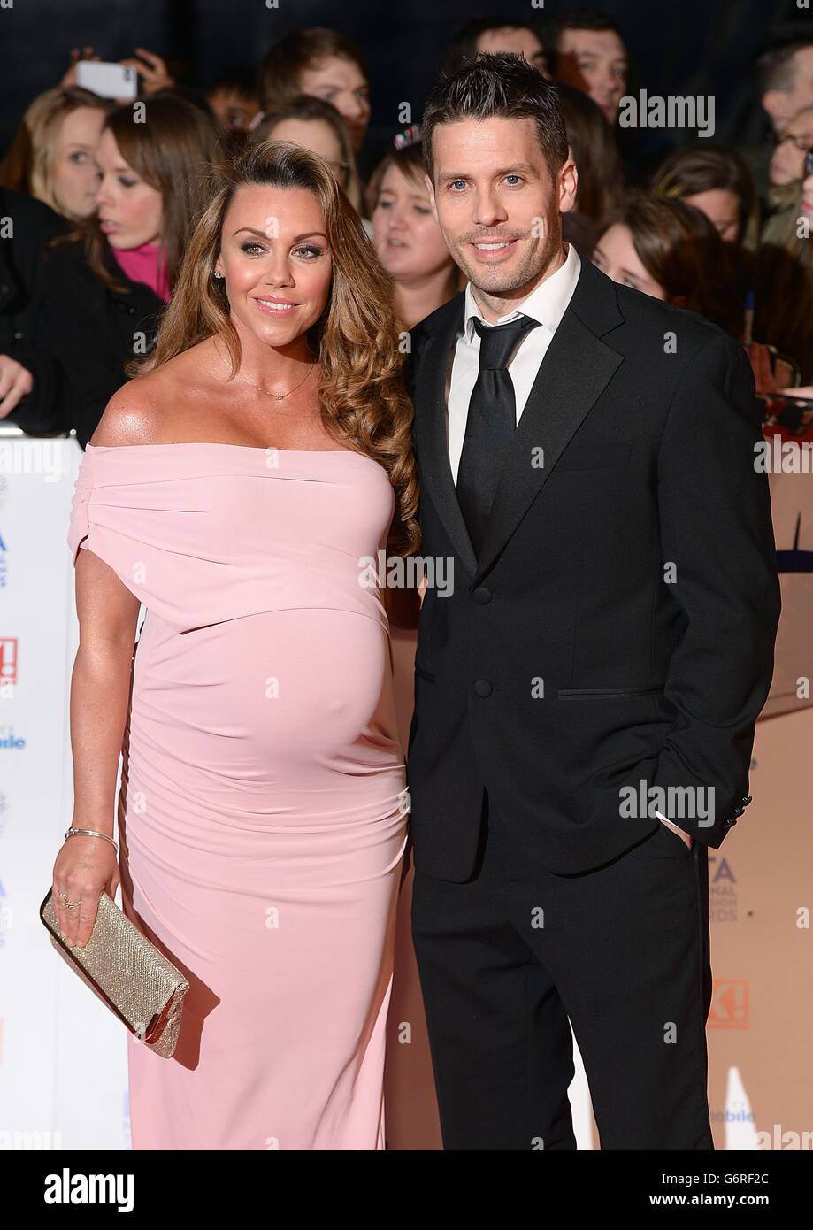 Michelle heaton hugh hanley arriving national television awards o arena