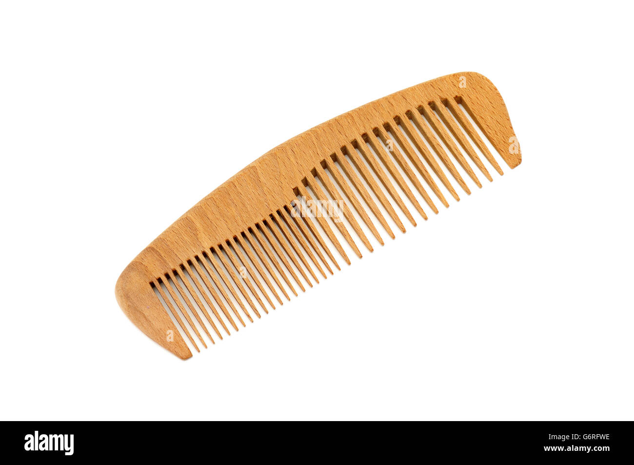 comb for hair isolated on a white background Stock Photo
