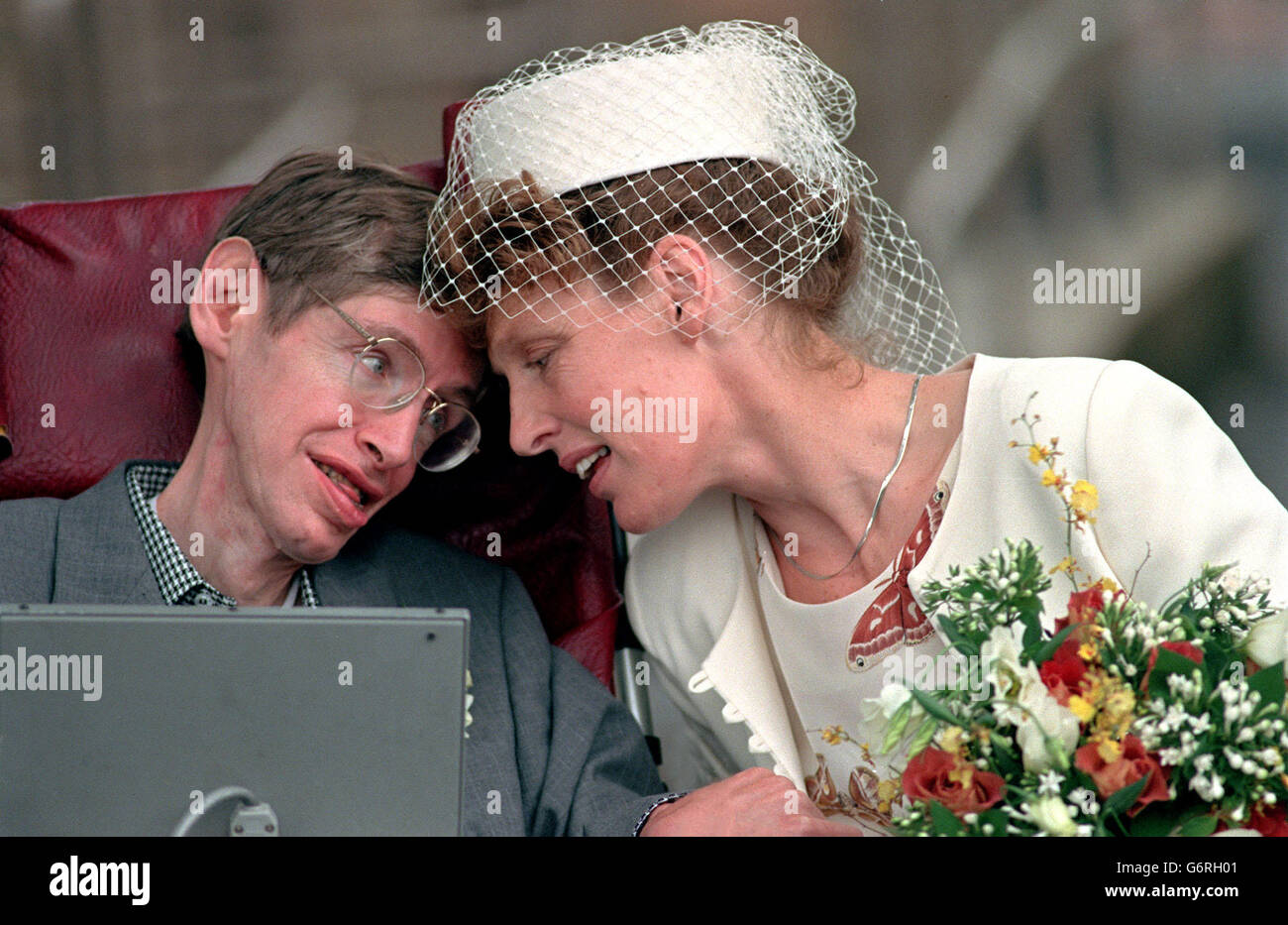 Stephen Hawking marriage. Stock Photo