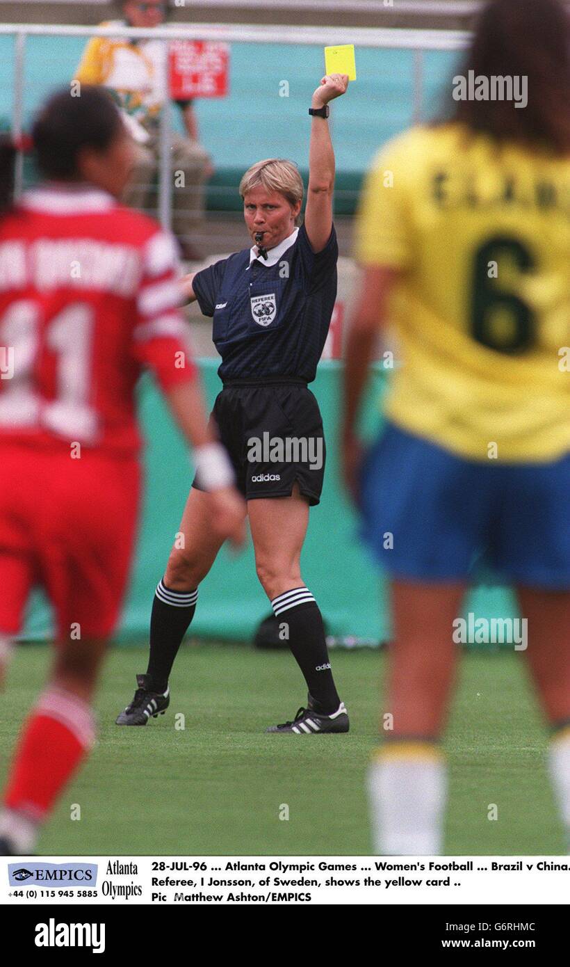 Atlanta Olympic Games Soccer Stock Photo Alamy