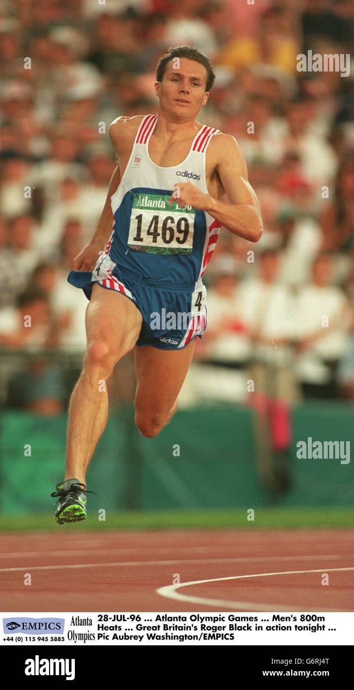 Atlanta Olympic Games Men's 800m Heats Stock Photo - Alamy