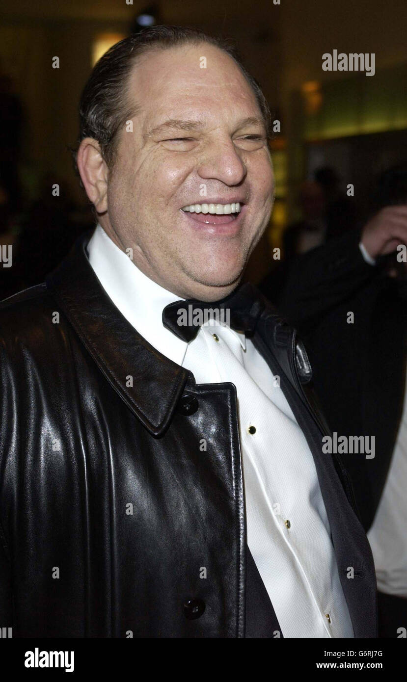 Producer Harvey Weinstein arrives for the Orange British Academy Film Awards at the Odeon Leicester Square in London. Stock Photo