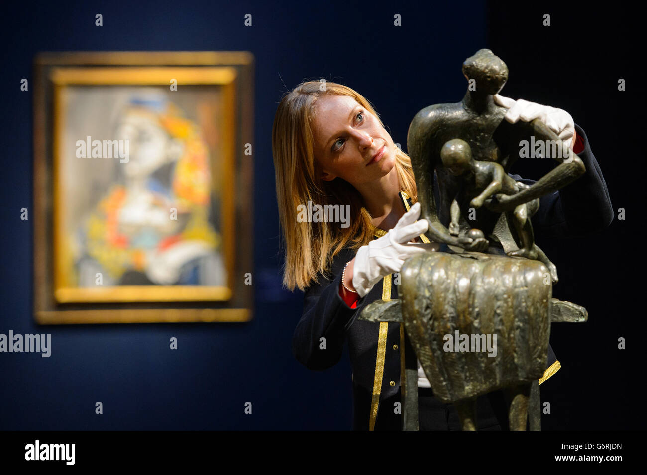 2.5 million as part of Christie's Impressionist, Modern and Surrealist Art sale next month. Stock Photo
