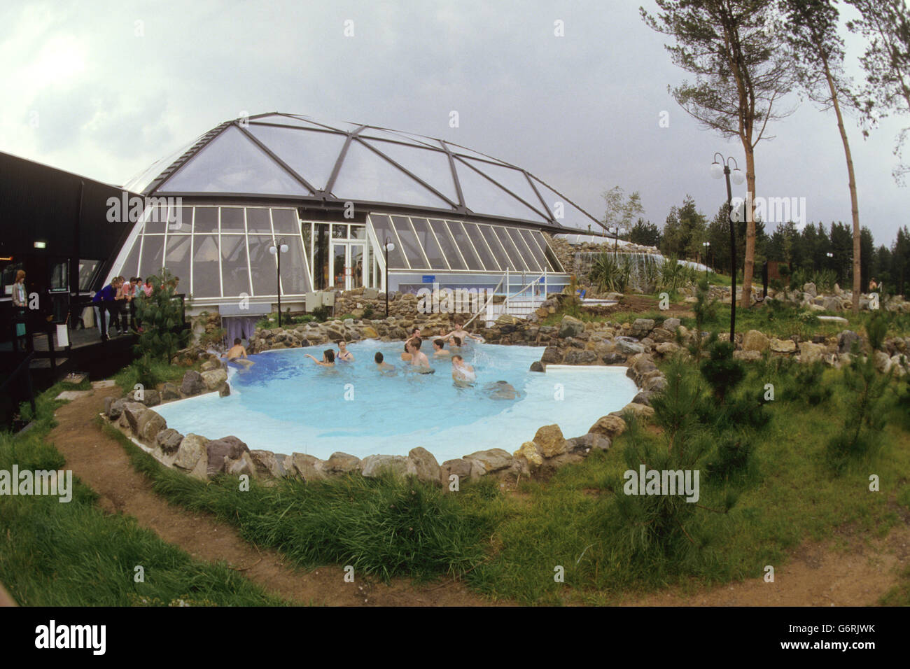 General view of Center Parcs at Sherwood Forest, Nottinghamshire Stock