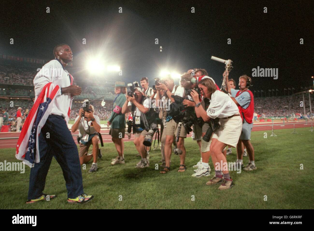 Atlanta Olympic Games ... Athletics. Men's Long Jump Stock Photo - Alamy