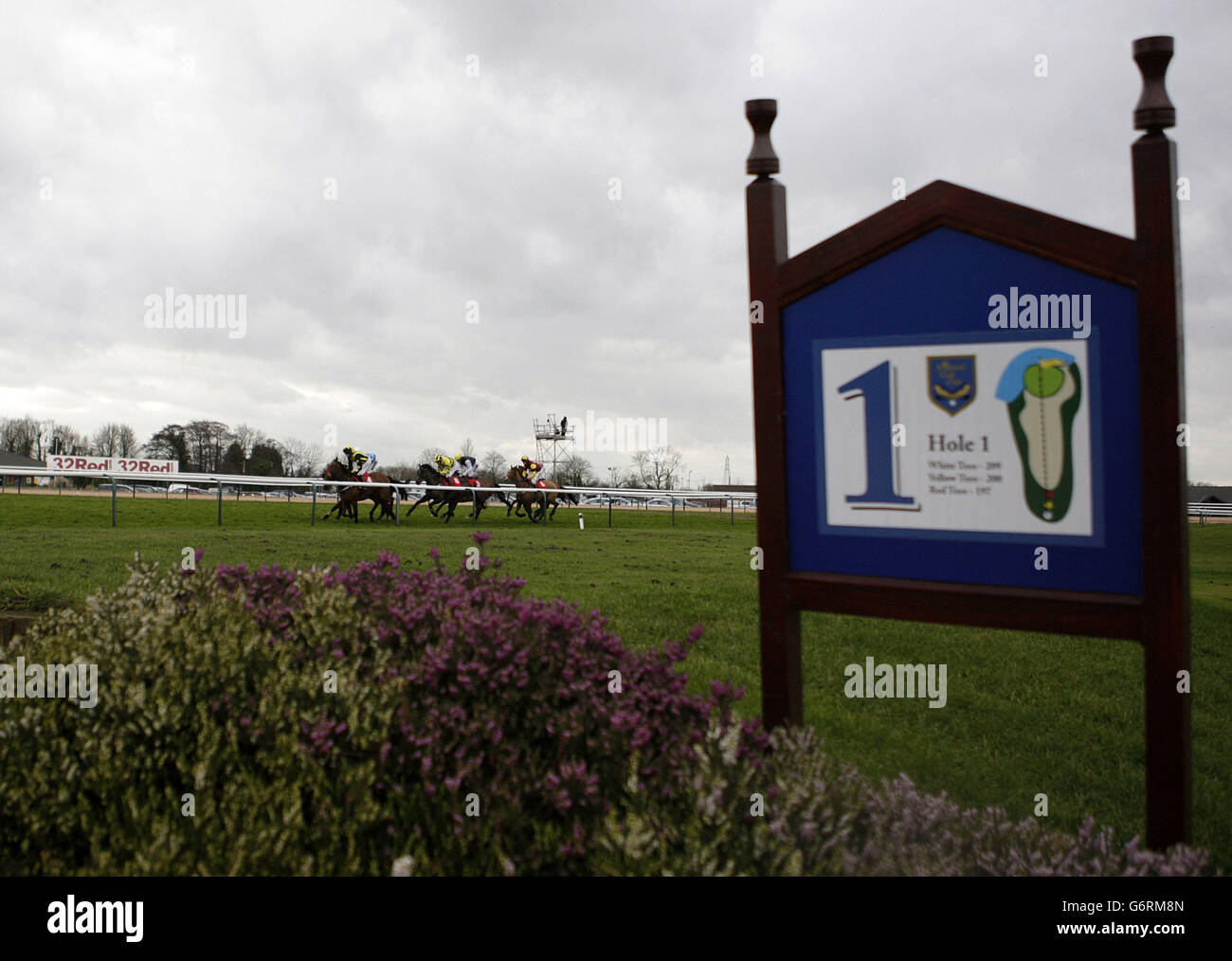 Horse Racing Southwell Racecourse Stock Photo Alamy