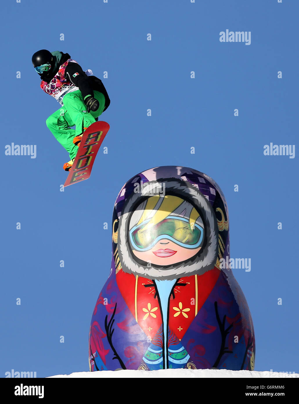Rosa khutor extreme park snowboard 2014 hi-res stock photography and images  - Alamy