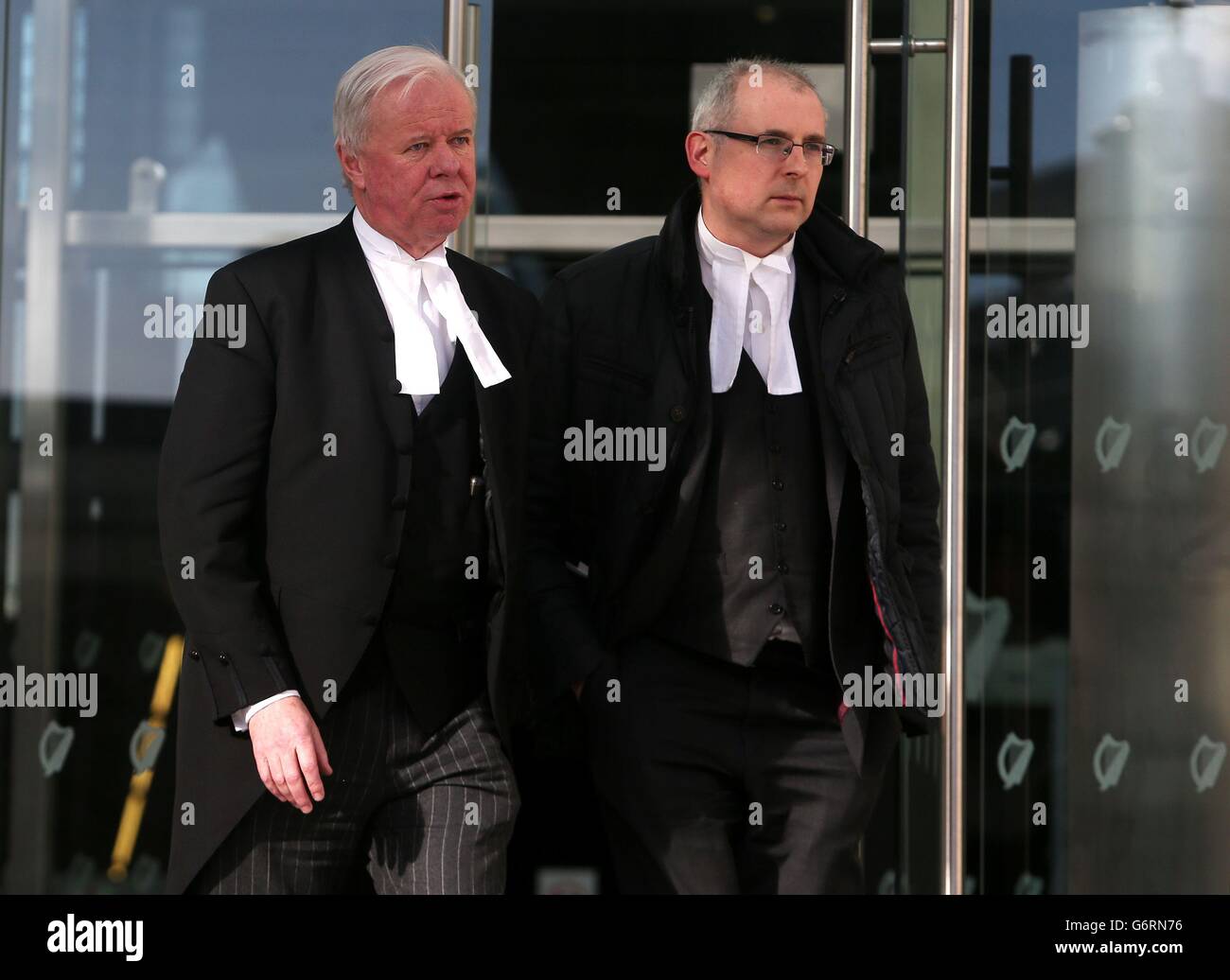 Anglo Irish court case Stock Photo