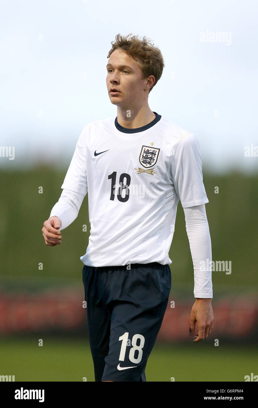 Soccer - Under 17 International Friendly - England v Belgium - St George's Park Stock Photo