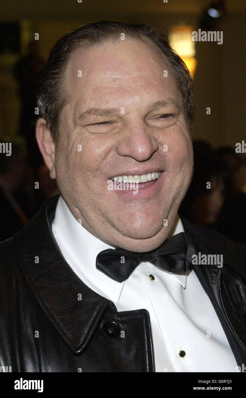 Producer Harvey Weinstein arrives for the Orange British Academy Film Awards at the Odeon