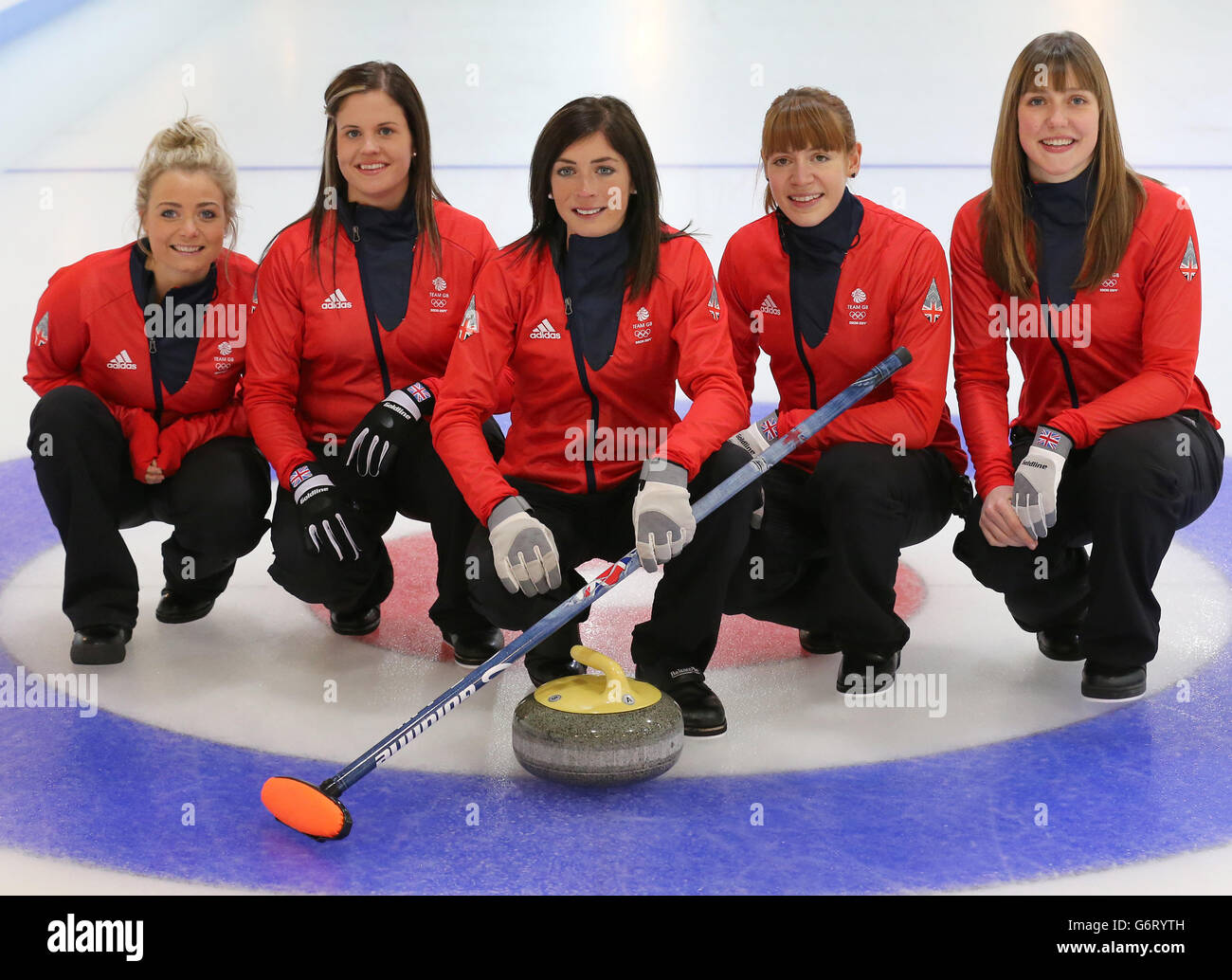 Members team gb curling team hi-res stock photography and images - Alamy