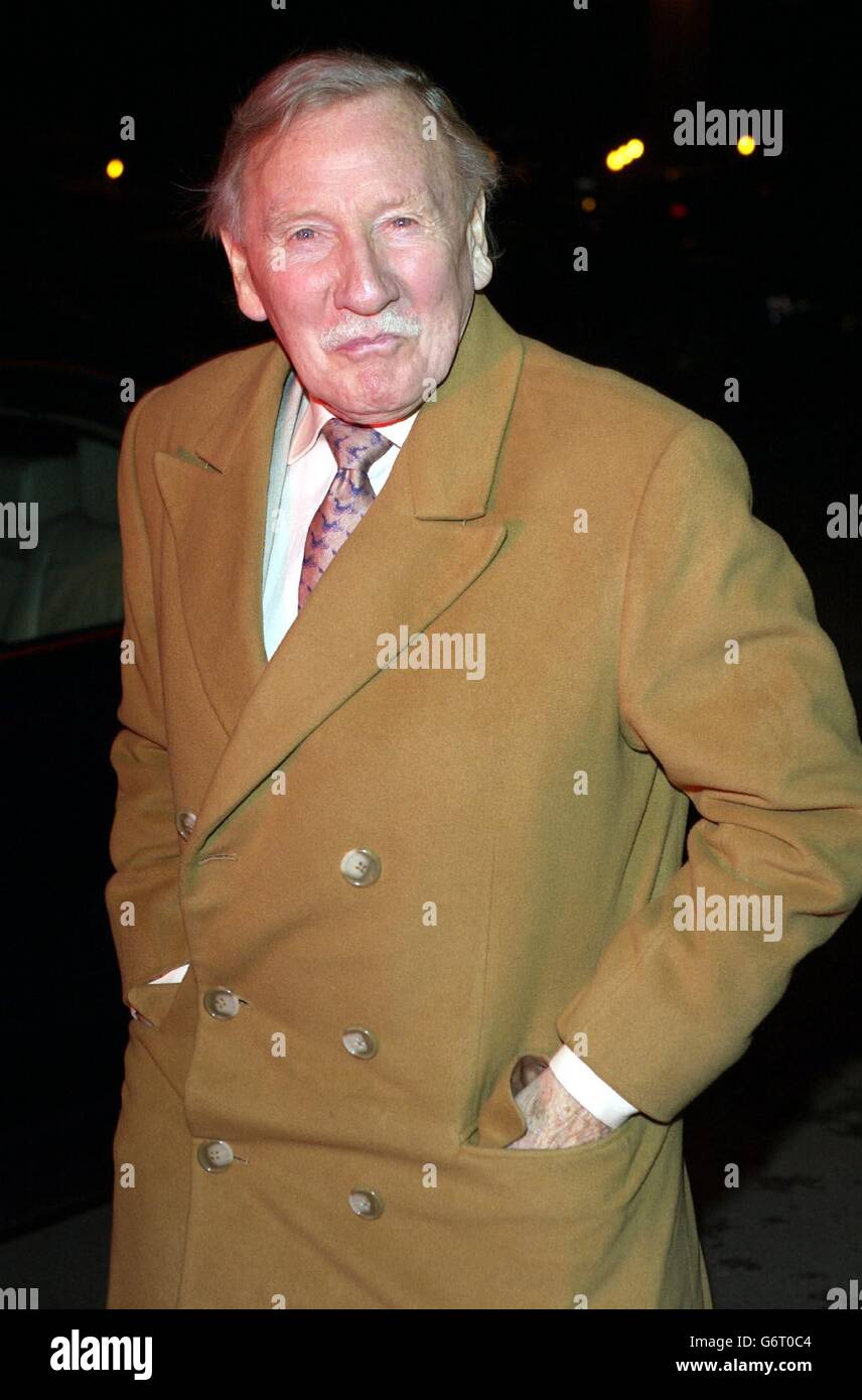 Actor Leslie Phillips Attends The 90th Birthday Party Of Peter Rogers ...