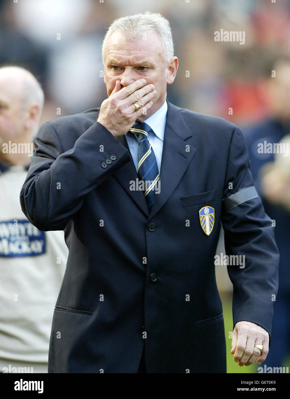 Leeds United manager Eddie Gray Stock Photo Alamy