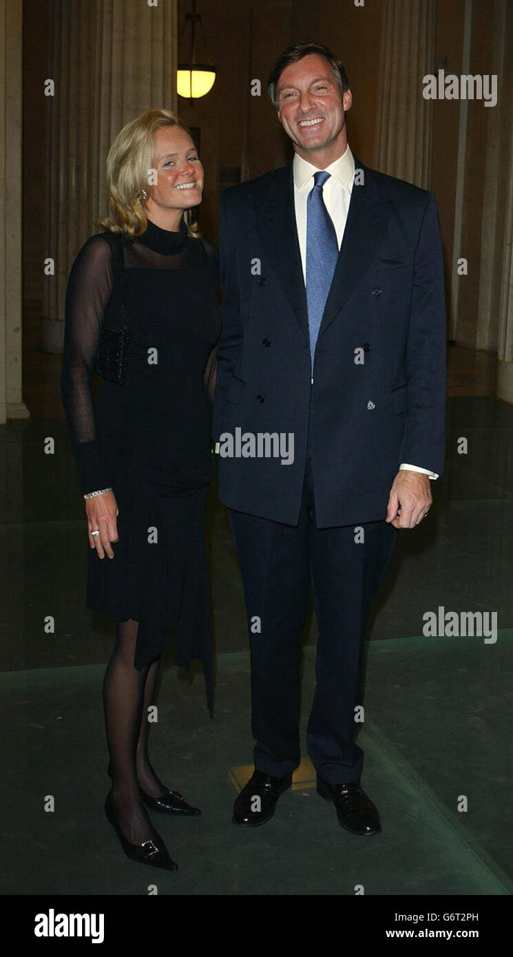 Lord Charles Brocket and his girlfriend Harriet Warren arrive for the Quintessentially Magazine Launch Party at Victoria House in Bloomsbury Square, central London. The new magazine aims to offer readers 'the greatest stories, writers, photographers and inside information'. The party also included an auction to raise funds for the Prince's Trust. Stock Photo