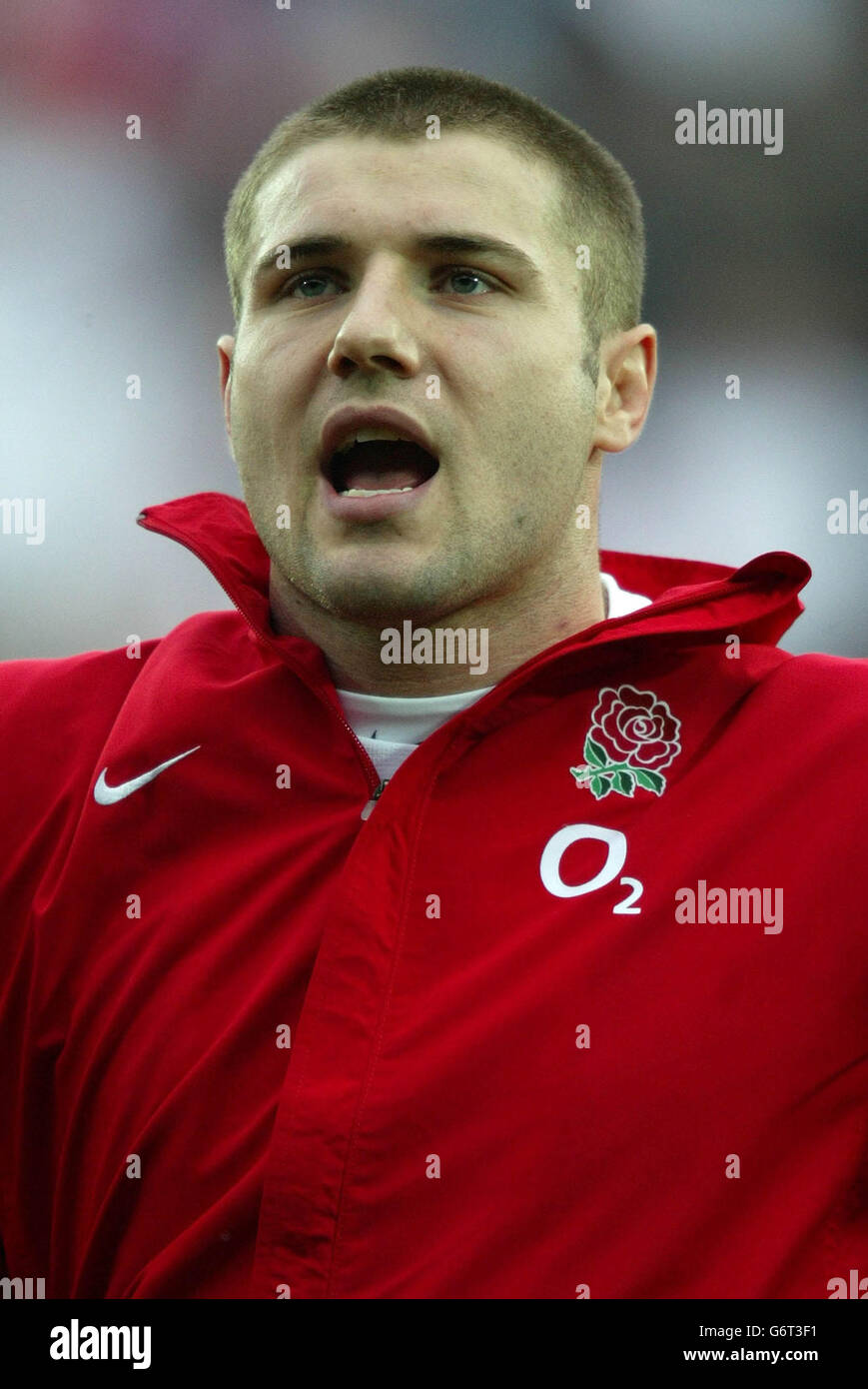 Ben Cohen, pictured before the England v Italy RBS 6 Nations match. Stock Photo