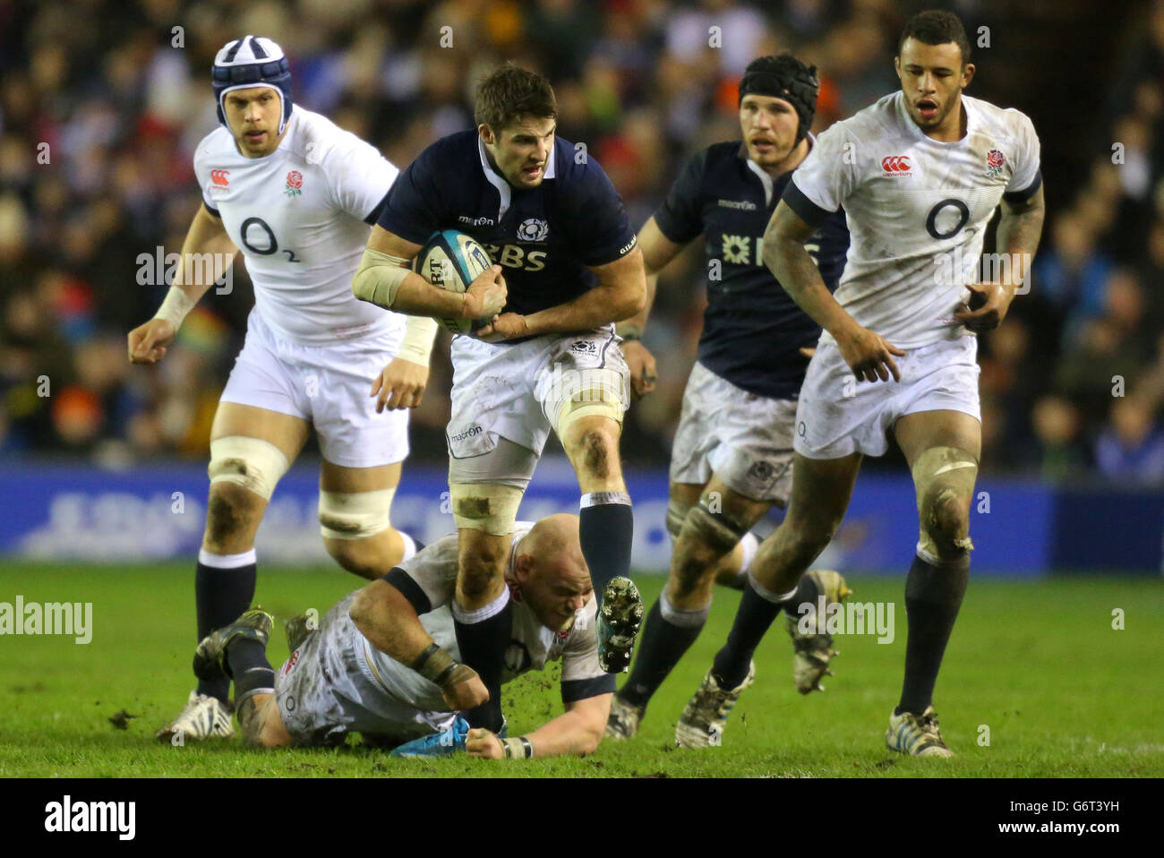 Rugby Union - RBS 6 Nations - Scotland v England - Murrayfield Stadium ...