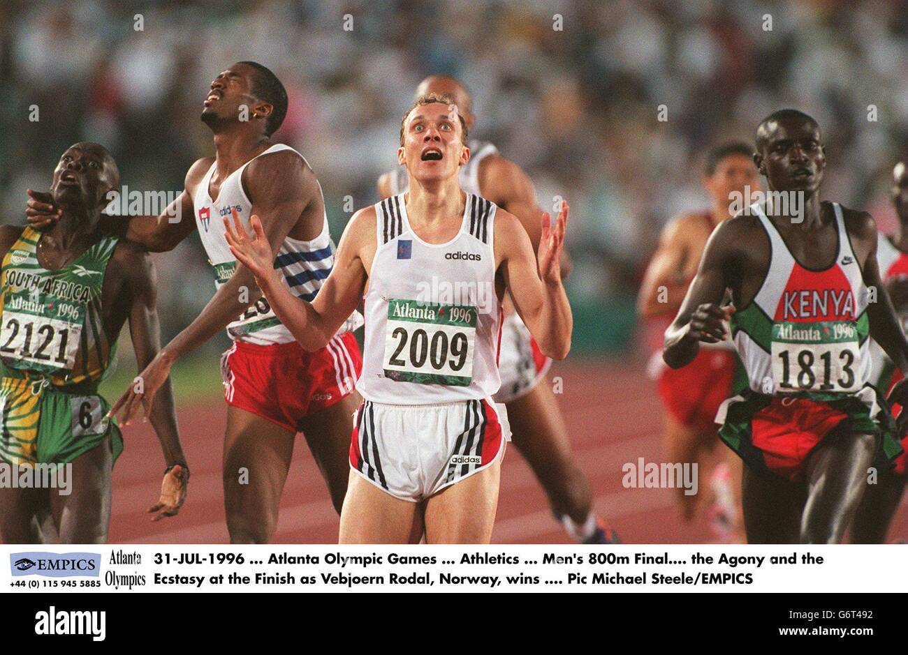 Norway wins mens 800m final hi-res stock photography and images - Alamy