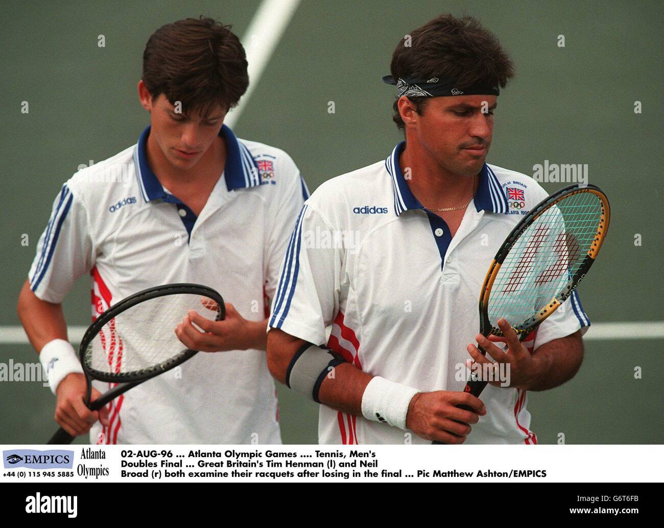 Atlanta Olympic Games. Tennis, Men's Doubles Final Stock Photo Alamy