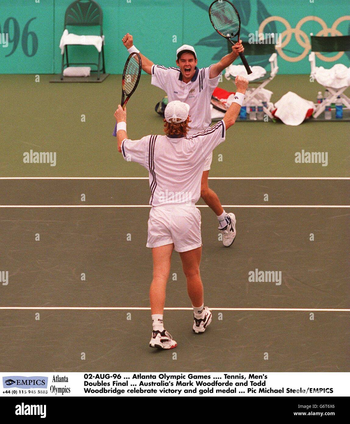 Atlanta Olympic Games. Tennis, Men's Doubles Final Stock Photo Alamy