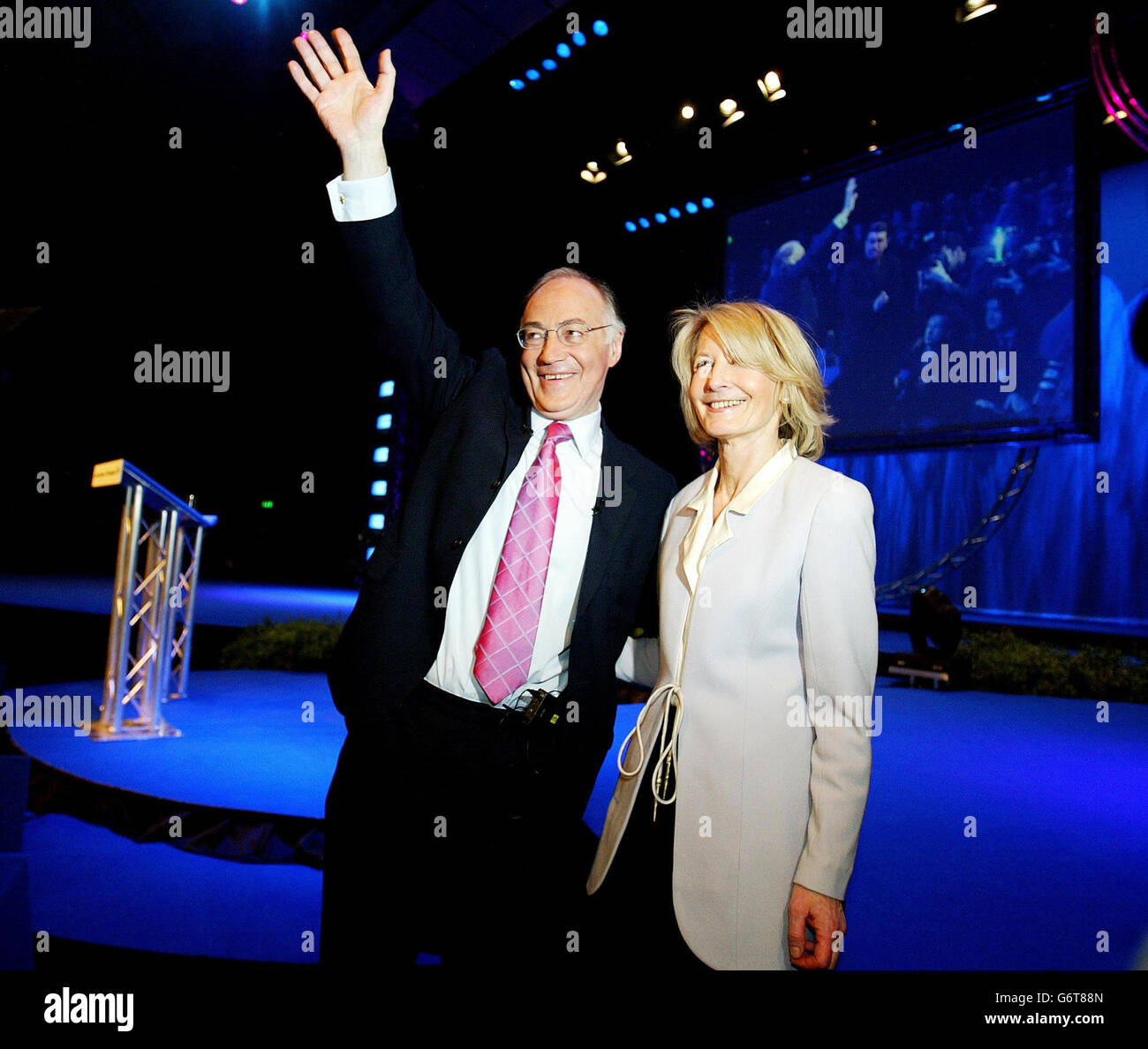 Michael Howard Conservative Spring Forum Stock Photo Alamy