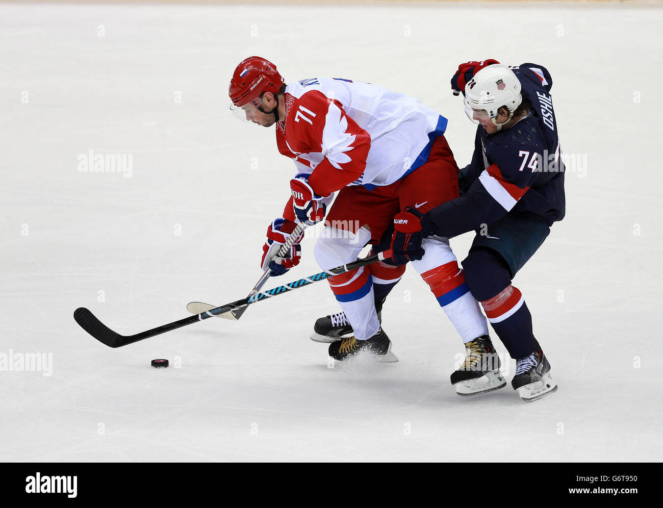 St. Louis Blues forward T.J. Oshie leads USA hockey past Russia in shootout, Sports