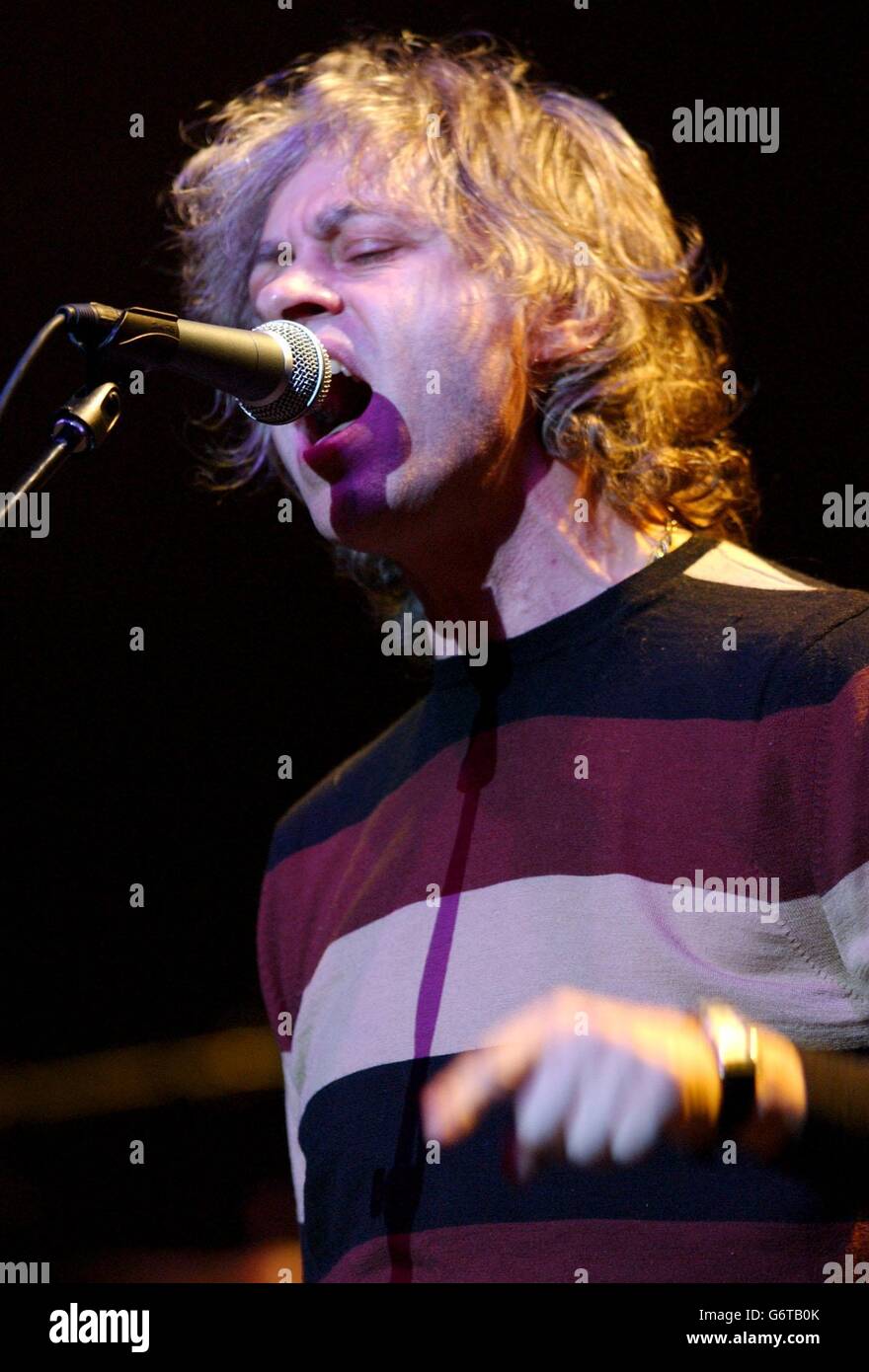 Bob Geldof performs live at the One Generation 4 Another charity concert in aid of The Lord's Taverners, at the Royal Albert Hall in central London. Stock Photo