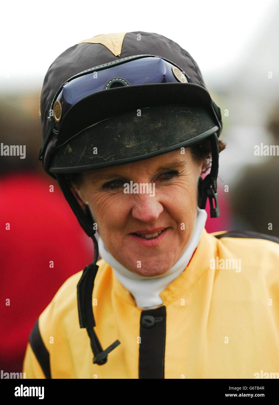 H Irving Jockey Towcester Stock Photo Alamy