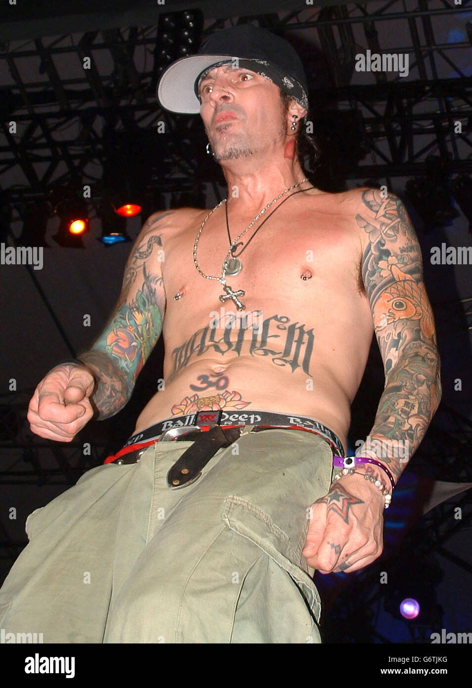Former Motley Crue drummer Tommy Lee performing at the Ultra Music  Festival, at the Bayfront in Miami, USA Stock Photo - Alamy