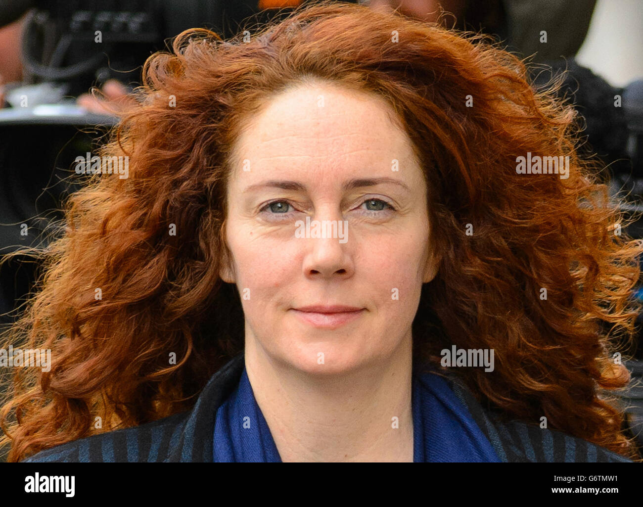 Former News International Chief Executive Rebekah Brooks arrives at the Old Bailey as the phone hacking trial continues. Stock Photo