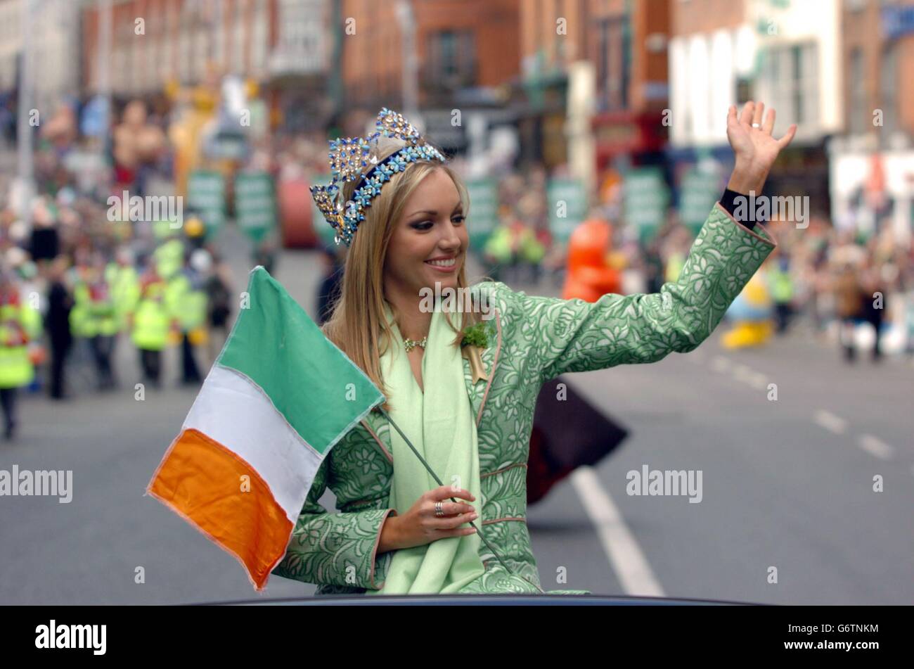 Rosanna Davison  St Patrick's Day Stock Photo
