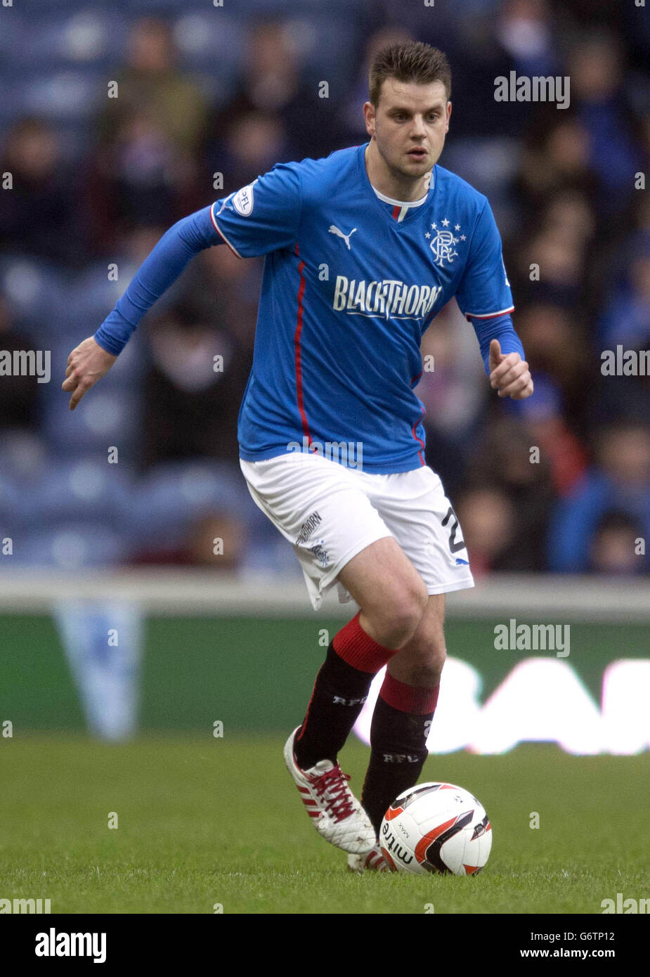 Rangers Sebastien Faure during the Scottish League One match at Ibrox Stadium, Glasgow. Stock Photo
