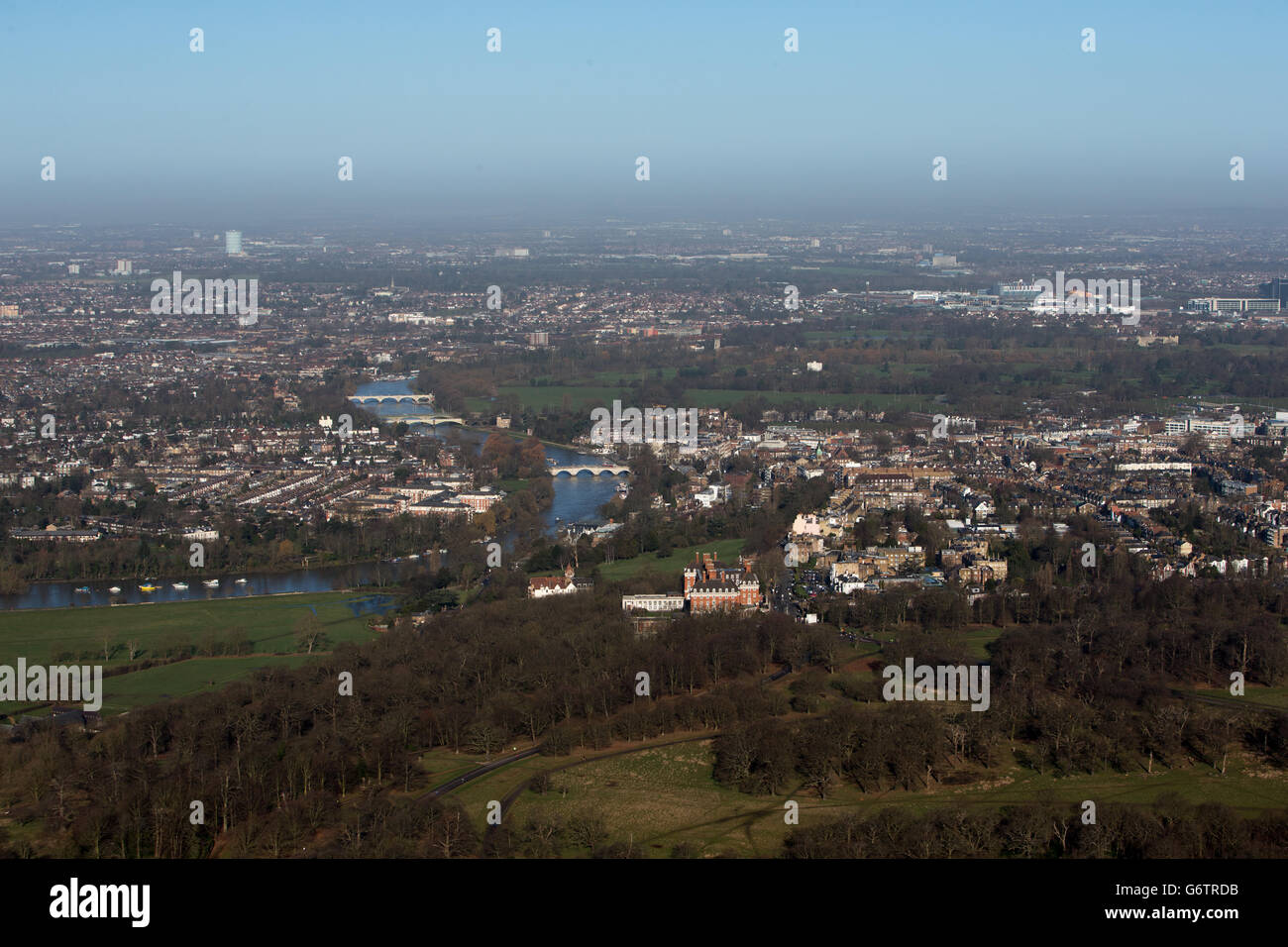 An aerial view of richmond on thames hires stock photography and images Alamy