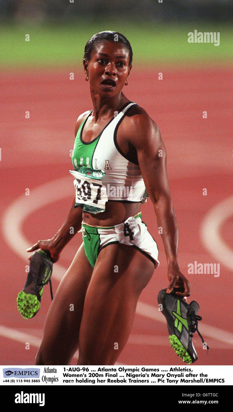 Atlanta Olympic Games. Athletics, Women's 200m Final Stock Photo