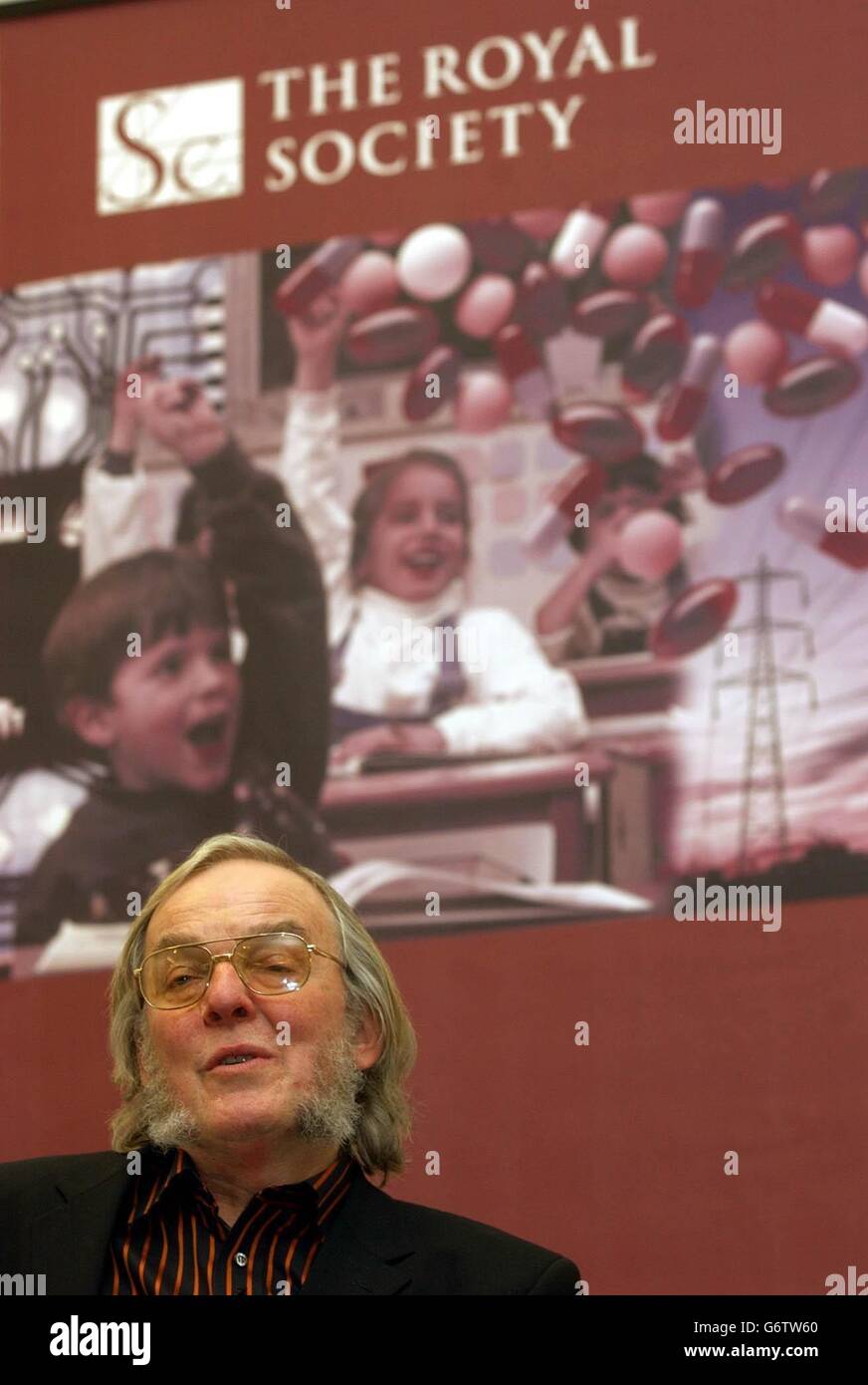 Professor Colin Pillinger The Royal Society, London Stock Photo Alamy
