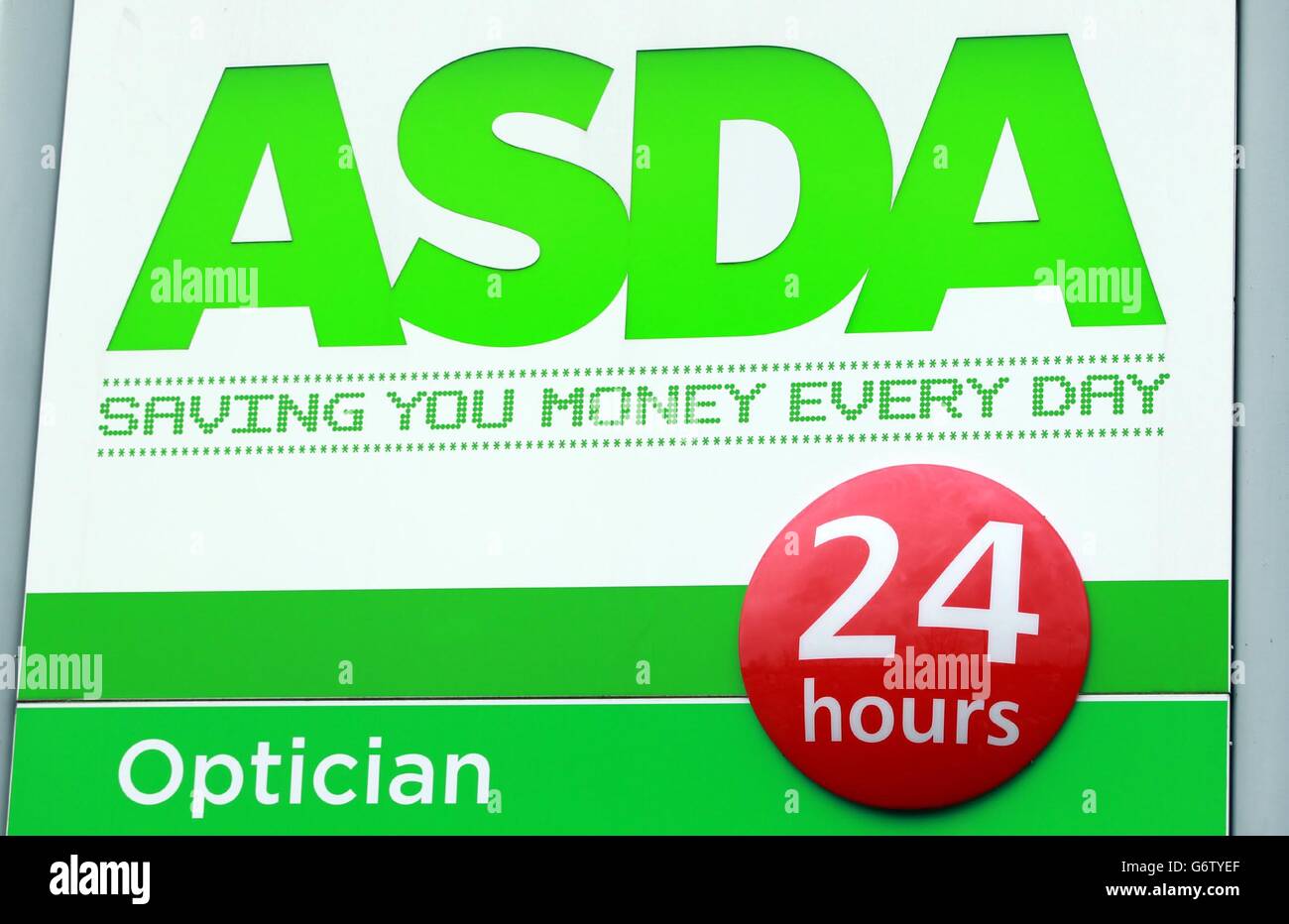 A sign at the asda store in leyton hires stock photography and images