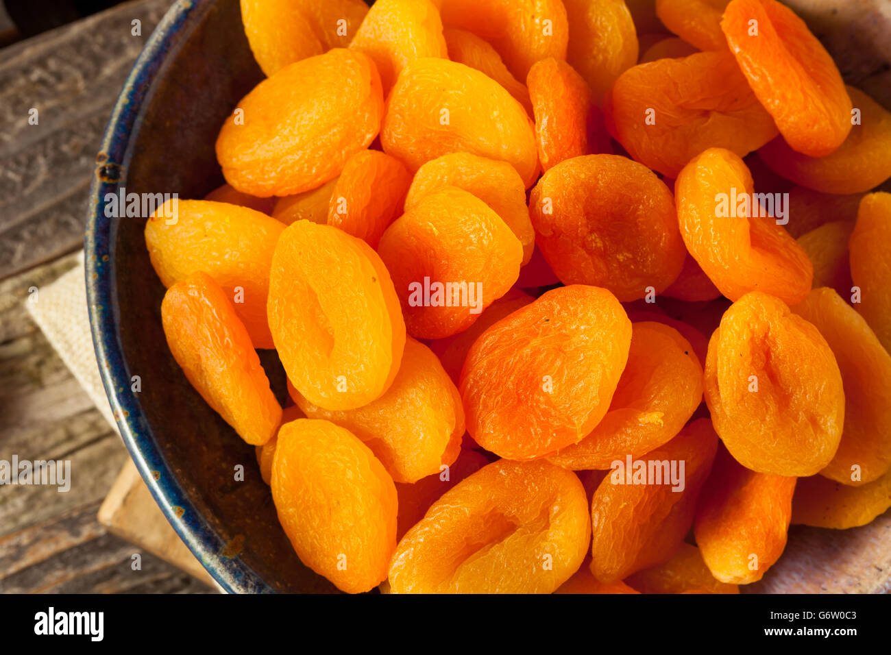 Organic Raw Dry Apricots Ready to Eat Stock Photo Alamy