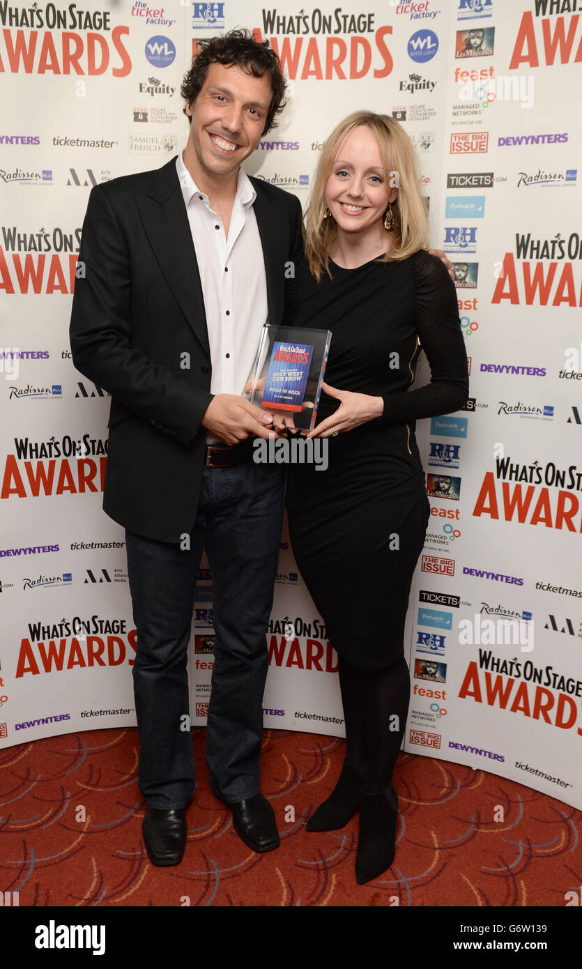 alex-gaumond-and-hayley-flaherty-pose-with-the-award-for-best-west-end