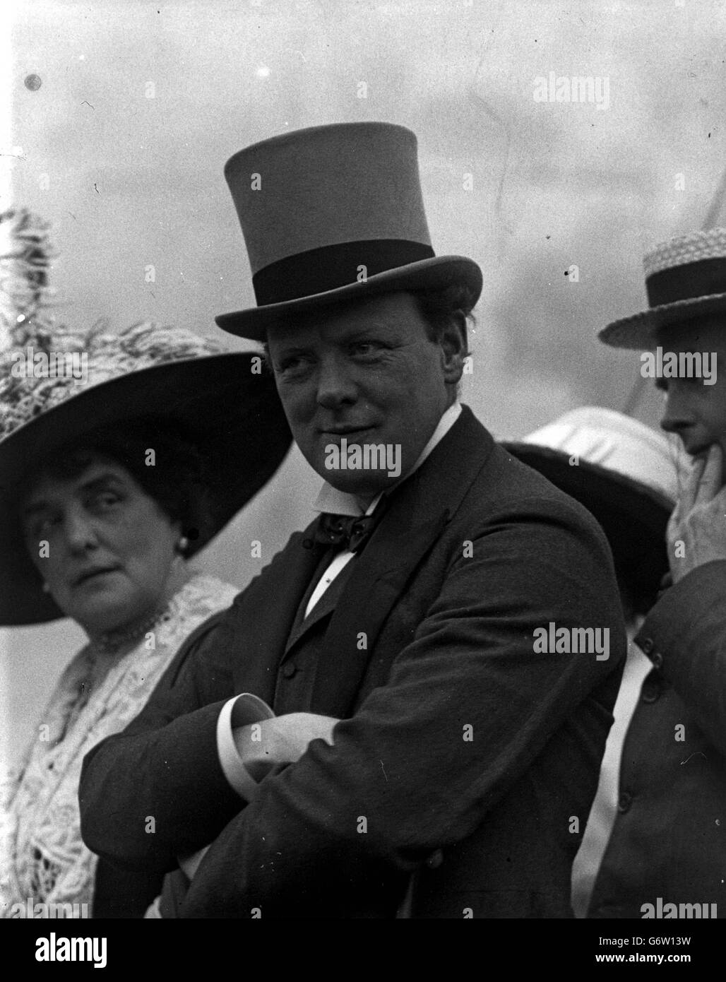 Mr winston churchill with his mother hi-res stock photography and ...