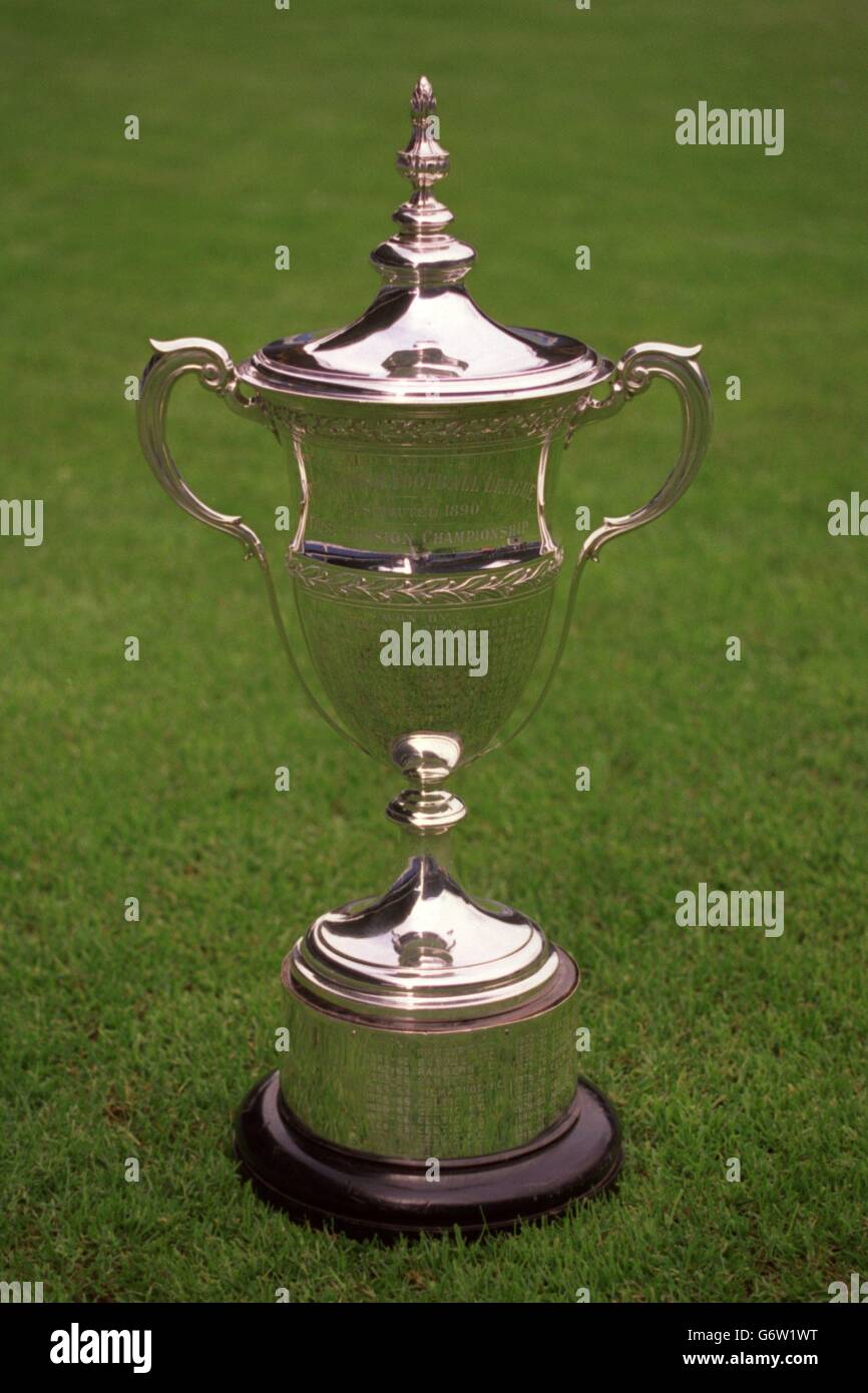 The Scottish League Trophy at Glasgow Rangers Stock Photo - Alamy
