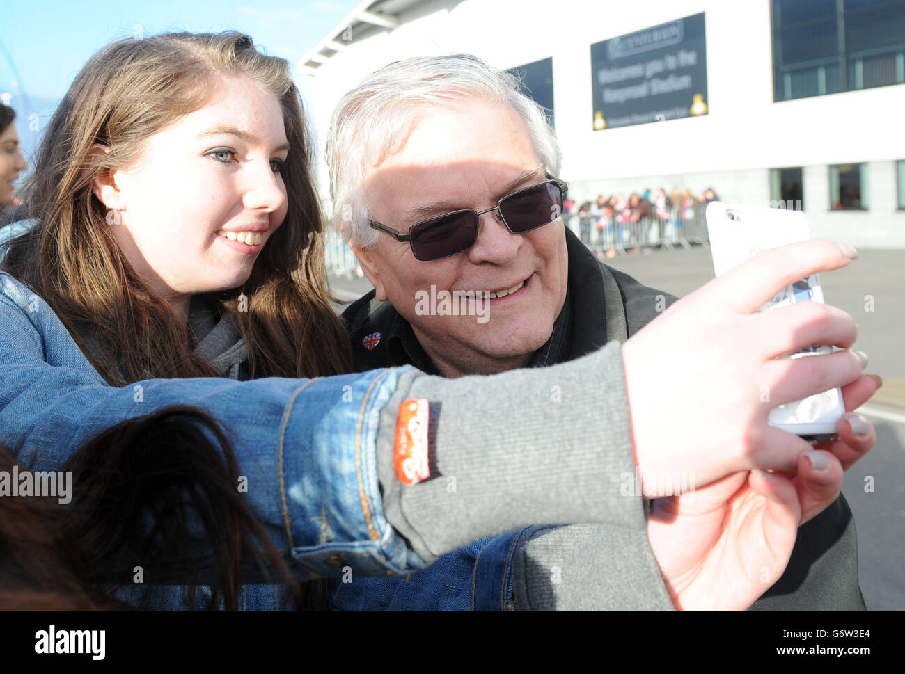 Grandfather of one directions louis tomlinson hi-res stock photography