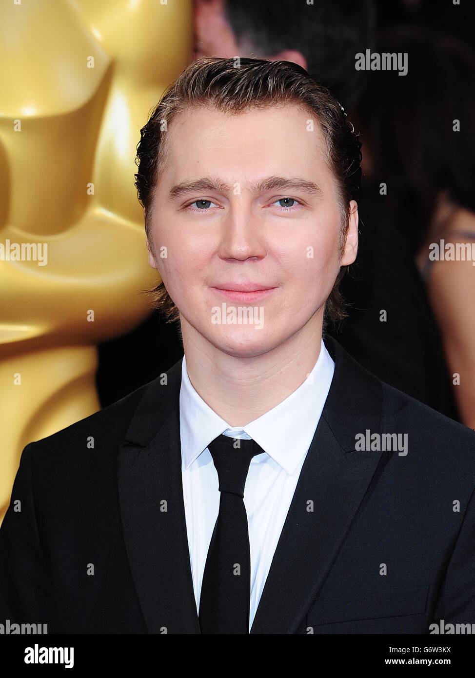Paul Dano arriving at the 86th Academy Awards held at the Dolby Theatre in Hollywood, Los Angeles, CA, USA, March 2, 2014. Stock Photo