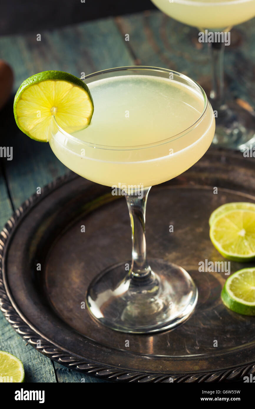 Classic Lime Daiquiri Cocktail with a Garnish Stock Photo Alamy