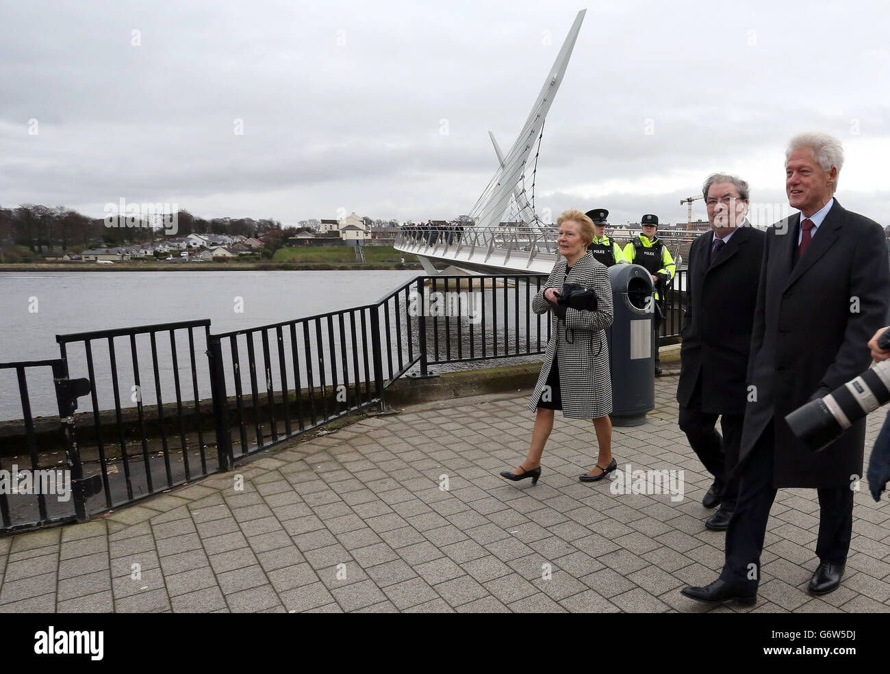 Bill Clinton in Ulster Stock Photo - Alamy