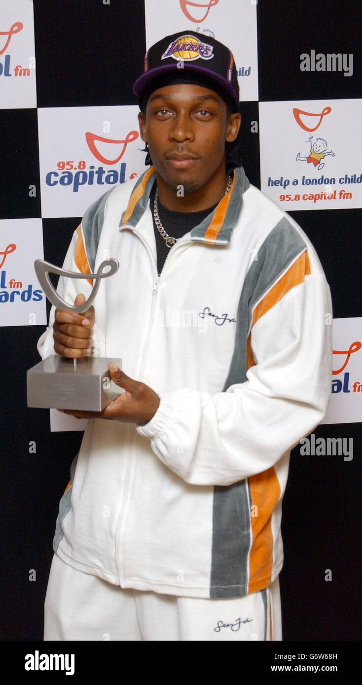 Lemar The Capital FM Awards 2004 Stock Photo