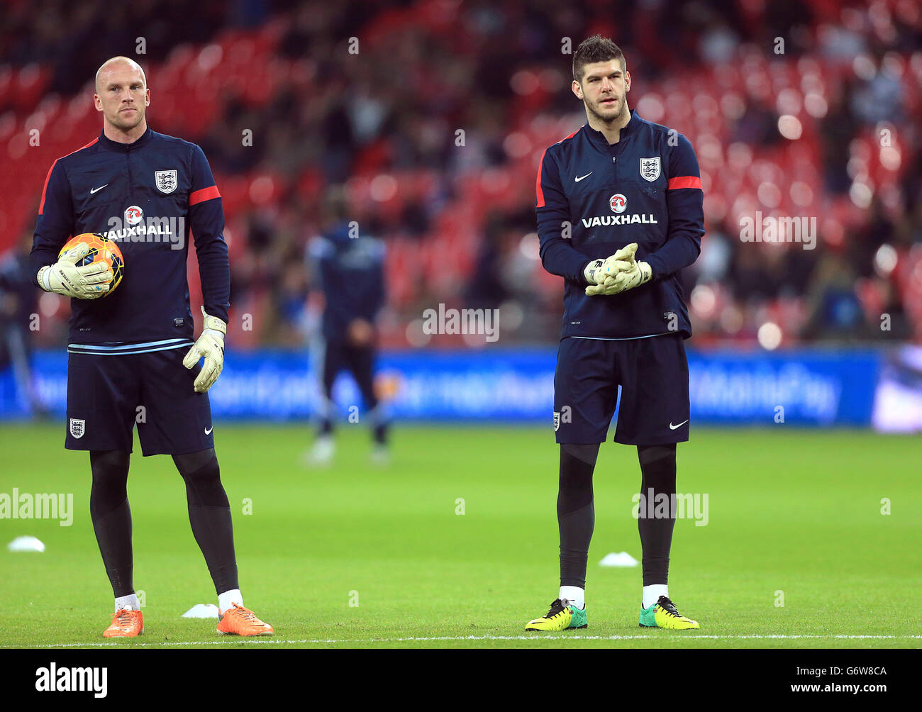 Soccer - International Friendly - England v Denmark - Wembley Stadium Stock Photo