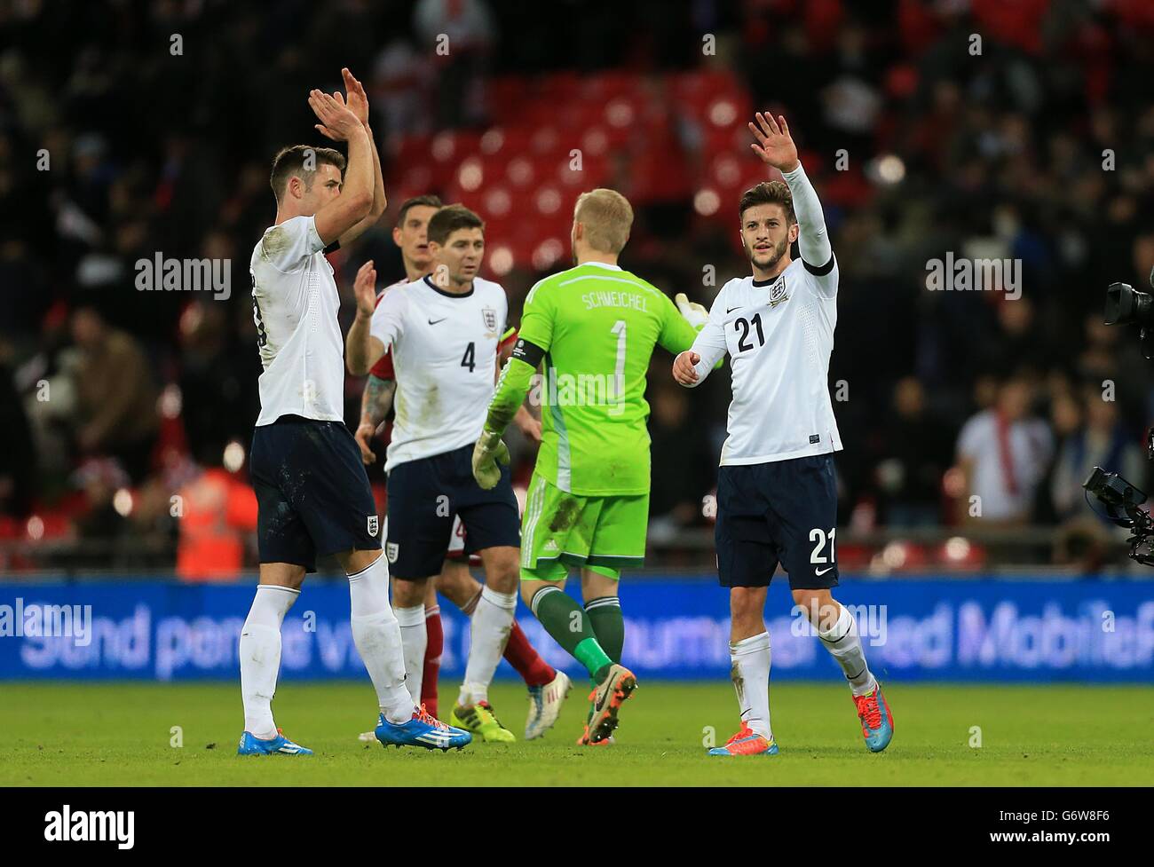 Soccer - International Friendly - England v Denmark - Wembley Stadium Stock Photo