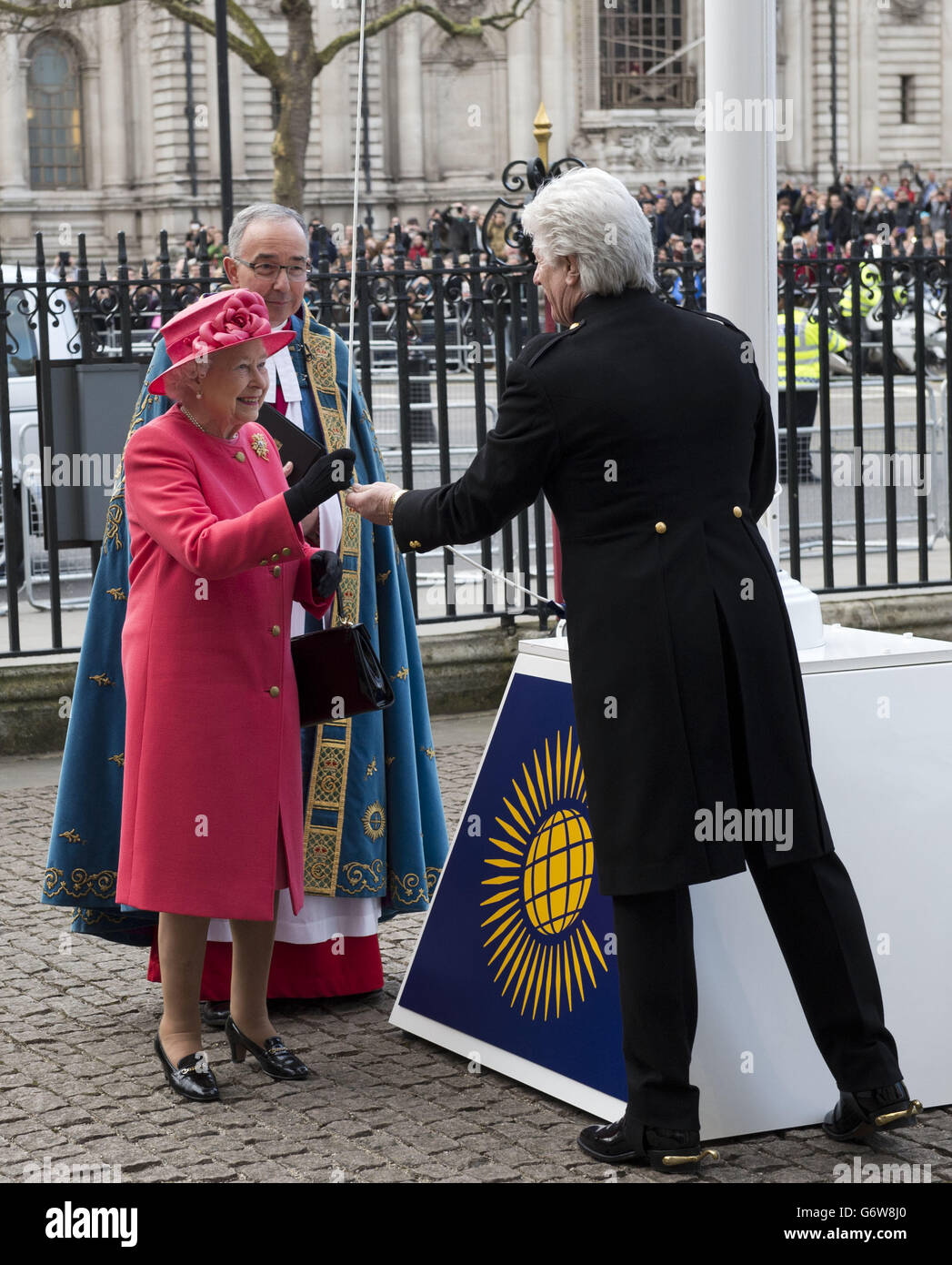 Commonwealth Day Service Stock Photo Alamy