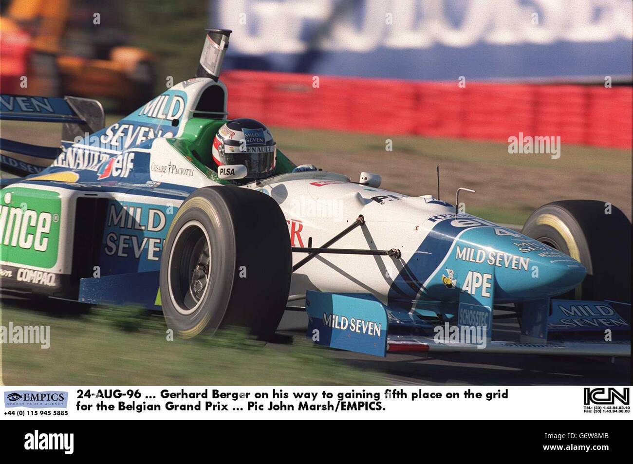 Motor Racing ... Belgian Grand Prix Stock Photo - Alamy