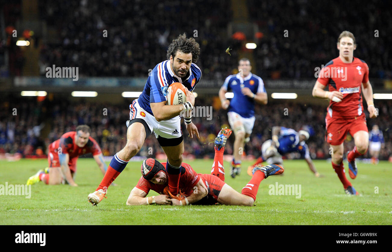 Rugby Union - RBS 6 Nations - Wales v France - Millennium Stadium Stock ...