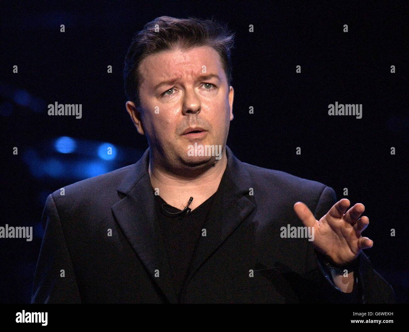Ricky gervais cream british comedy hi-res stock photography and images